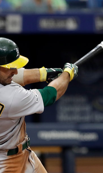 Laureano hits grand slam, Athletics beat Rays 6-2